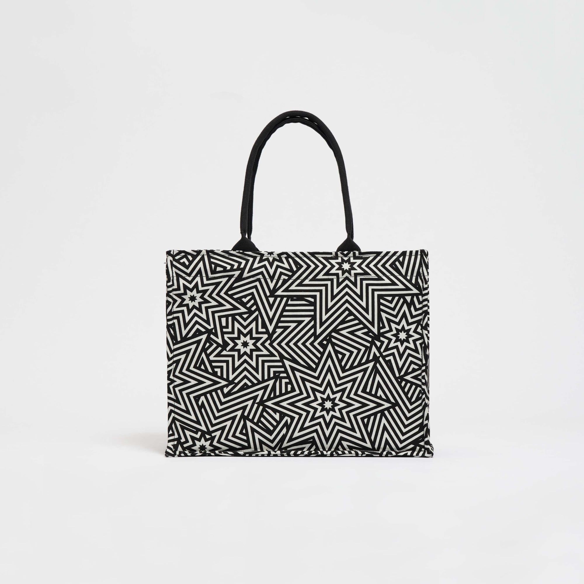 Star Explosion Black & White--skip || Tote Bag XL - Tasche - vegan - Shopper