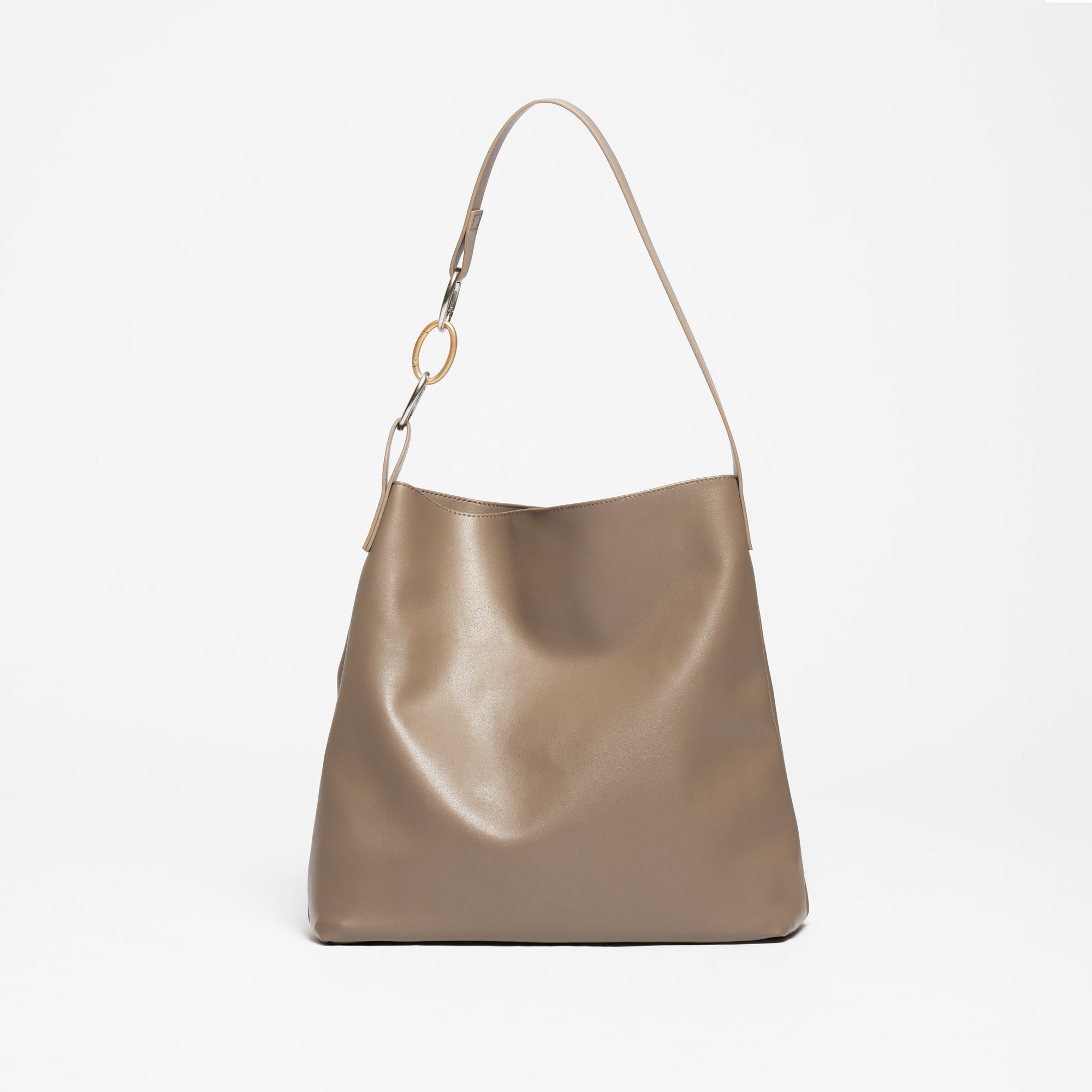 Versatile Tote - Handtasche - Shopper - veganes Leder - Mocha Brown--skip