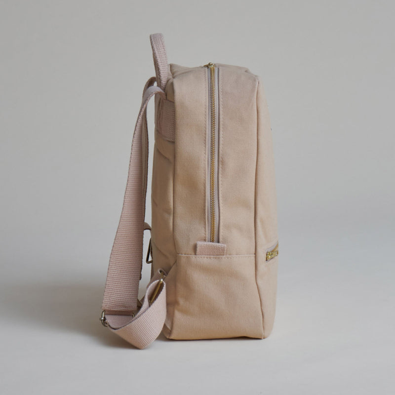 Daypack Rucksack - Canvas - wasserabweisend - Rose Champagne--skip