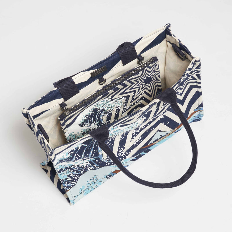 The Wave--skip || Tote Bag XL Set - Utility Bag - Tasche - vegan - Shopper