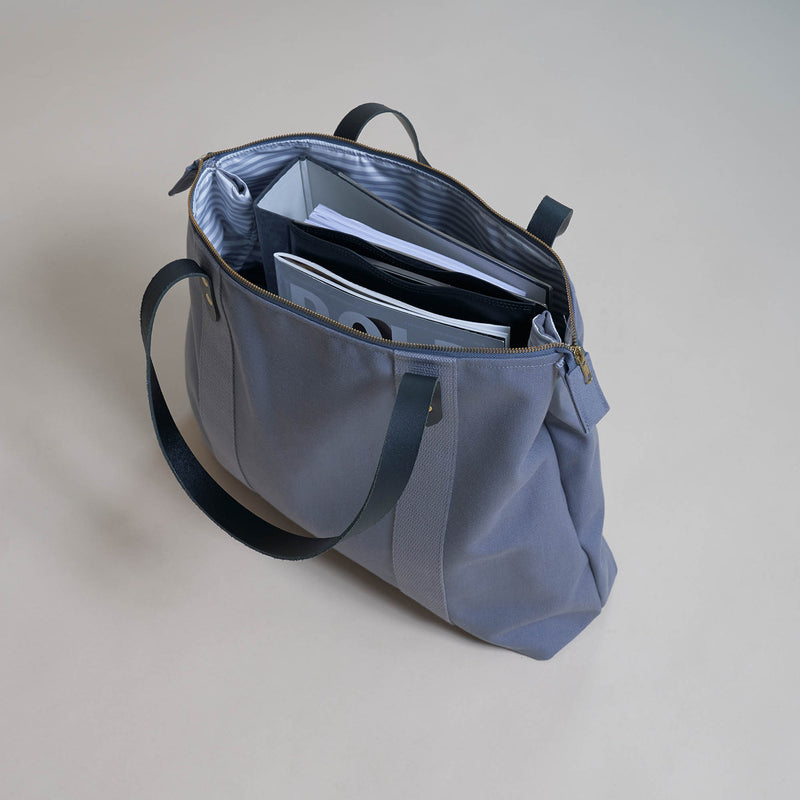 Dark Grey--skip || Tote Bag - Shopper - Canvas