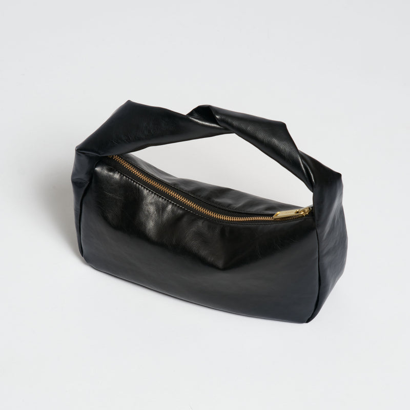 Twist Bag - Handtasche - Clutch - veganes Leder - Night Black--skip