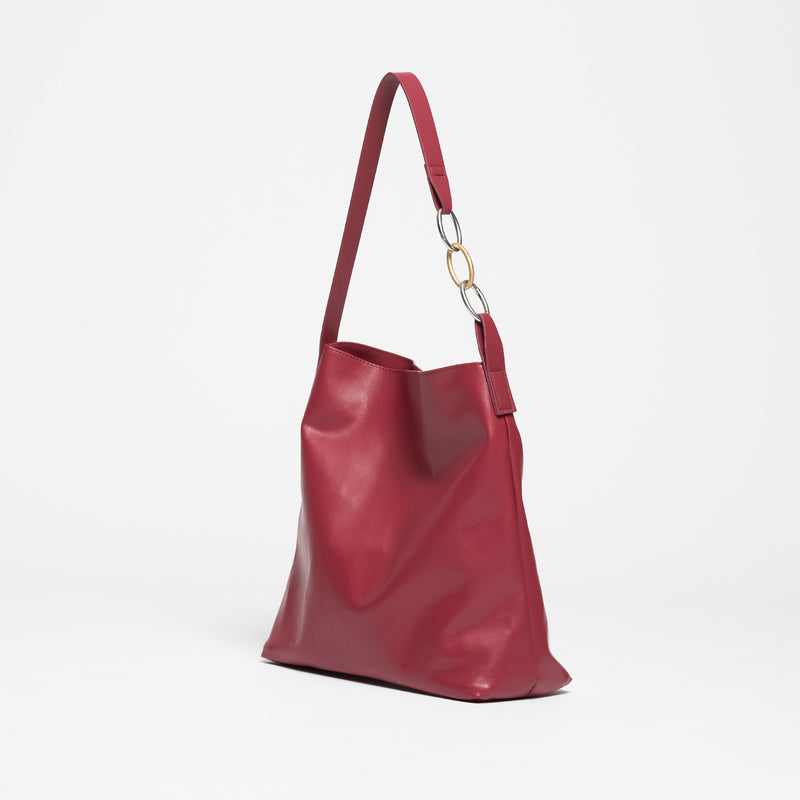 Versatile Tote - Handtasche - Shopper - veganes Leder - Cherry Red--skip