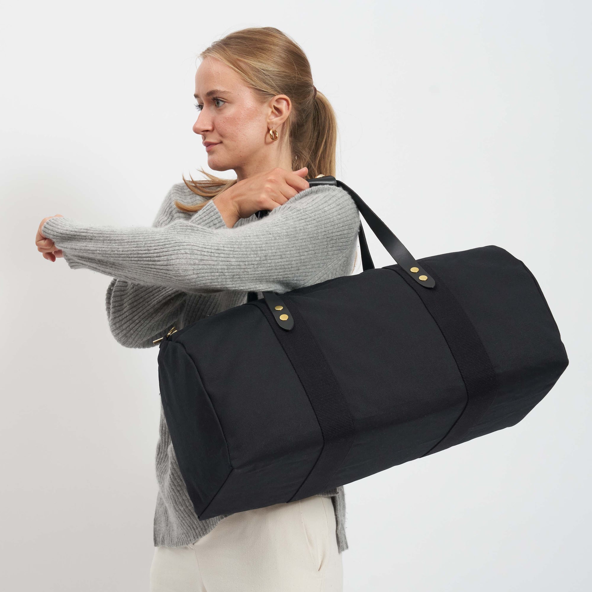 Black travel bag womens online