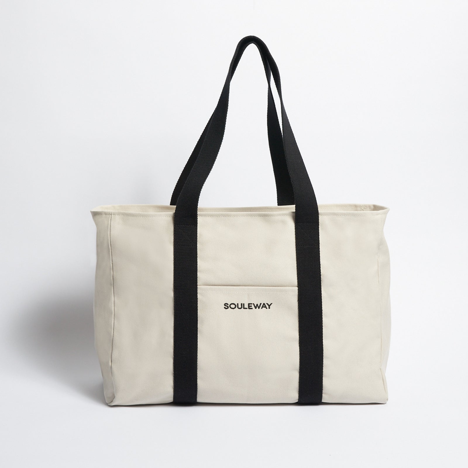 Tote Bags Canvas Shopper mit ReiBverschluss Souleway